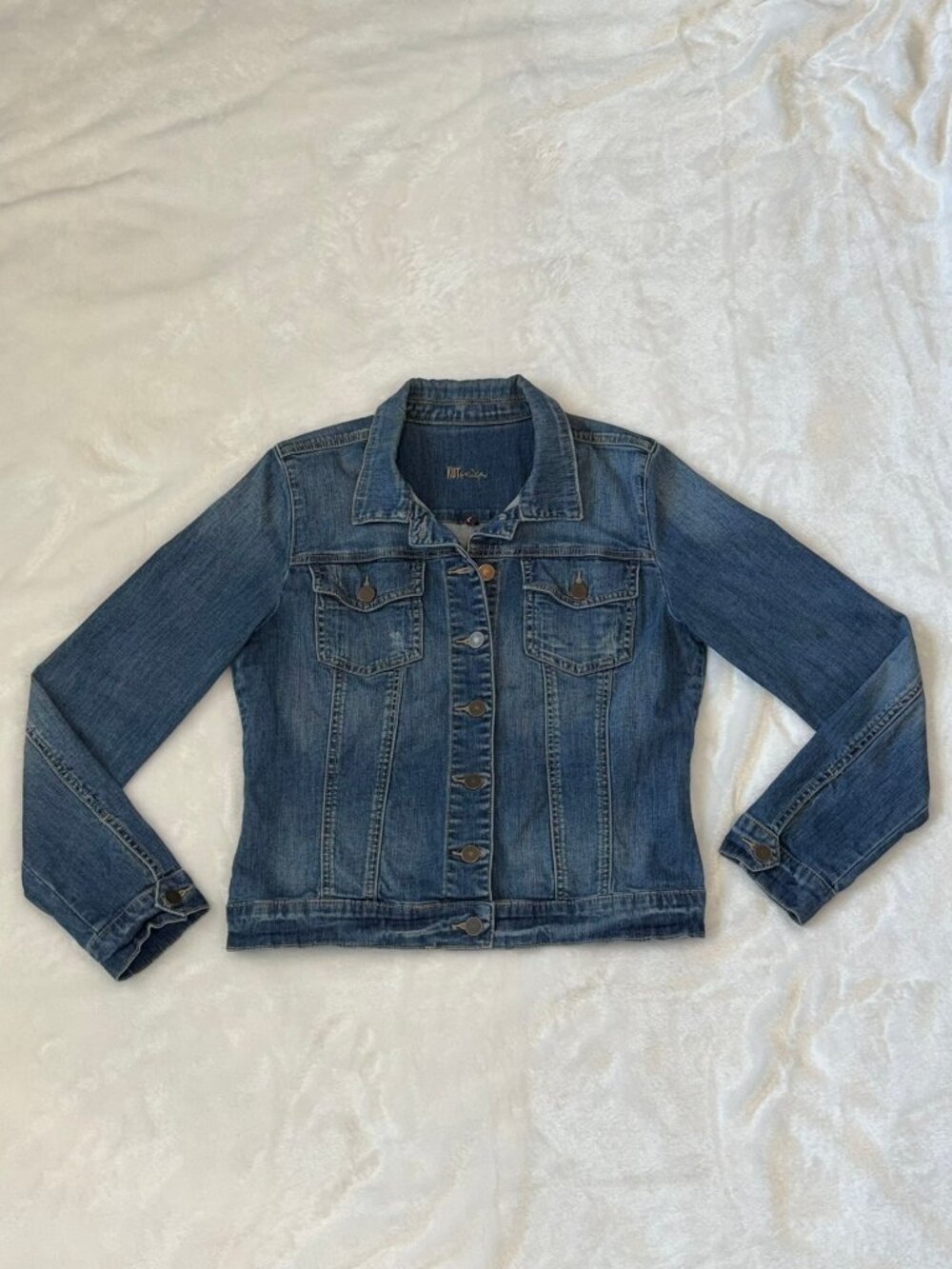 KUT From the Kloth Helena Jean Jacket - size L